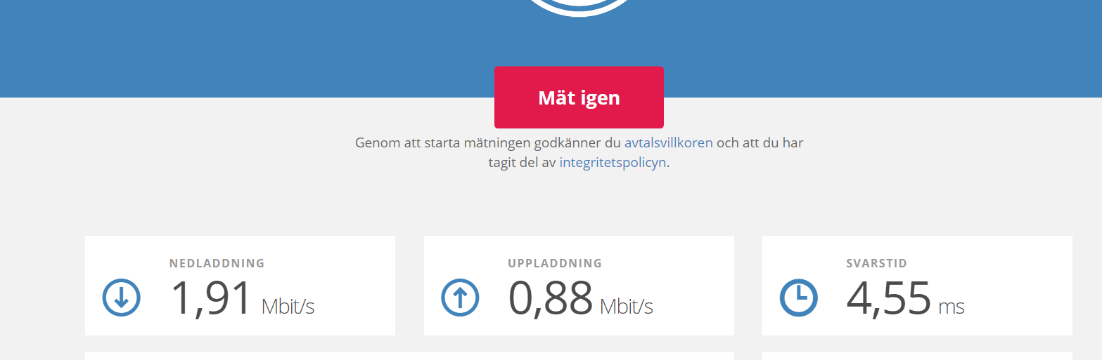 Bredbandskollen med VPN